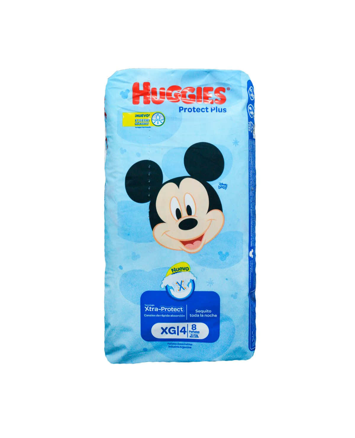 Pañal Huggies Protect Plus XG 8 Un